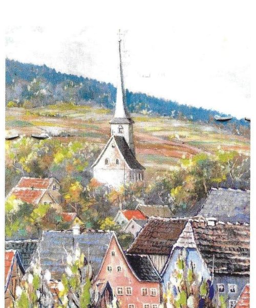Die kleine Kirche mitten im Dorf