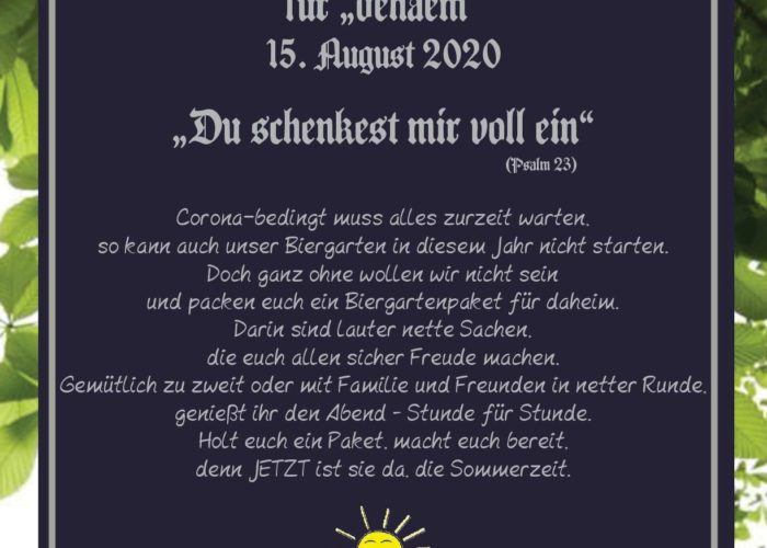 Biergarten "dehaem"