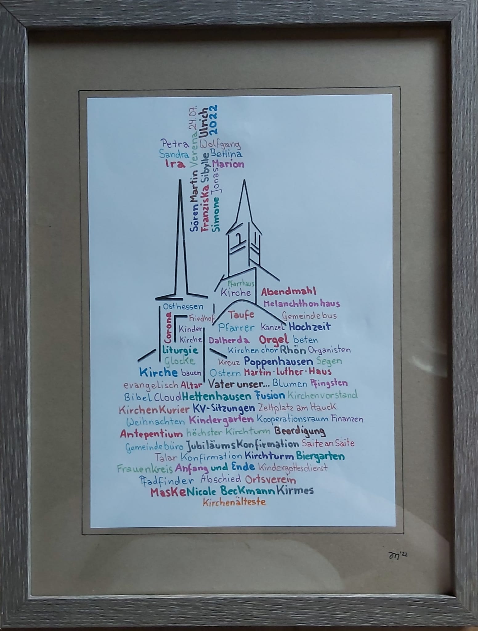 Abschiedsgeschenk Jonas Schindelmann