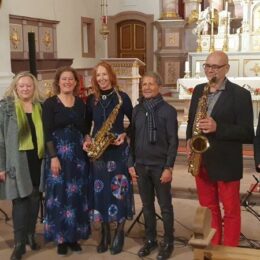 Verena Gass und Kollegen, kath. Kirche Hilders