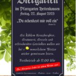Biergarten im Pfarrgarten 2025