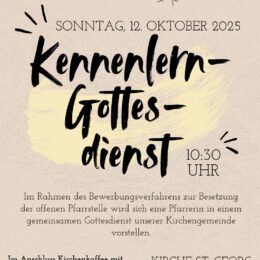 Vorstellungsgottesdienst