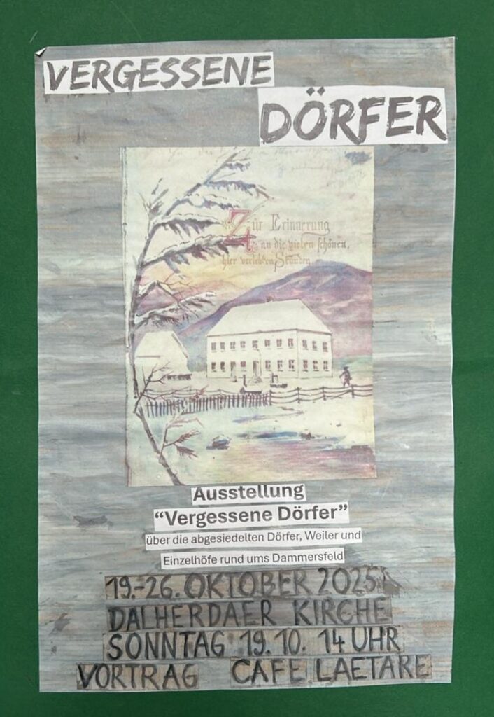 Ausstellung "Vergessene Dörfer" Dalherda 2025